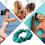 Κομψό Scrunchie στυλ Heatless Curler, διάφορα χρώματα από μετάξι Mulberry με ελαστική ταινία, 4