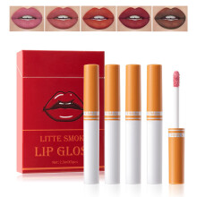 5 Colors Matte Liquid Lipstick Set, Long Lasting Waterproof Velvet Finish, Rich Color Payoff