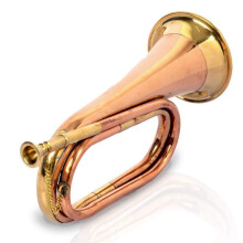 SmSai Musicals Bugle en Cuivre & Laiton pour École, Instrument Musical Décoratif, 300G, Style Classique