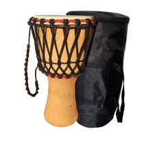 Djembe Musicale Gt Manufacturers con Borsa - Design1 (Giallo)