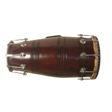 SmSai Musicals Naal Dholki in Legno da 20 a 21 Pollici