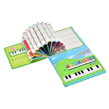 Libro Pianoforte Juarez Junior 20 Tasti Jjrk-21L Per Bambini Con Luci, 10 Toni, 10 Canzoni
