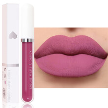 12 Colors Long Lasting Matte Liquid Lipstick, Non Stick Cup Velvet Moisturizing Lip Gloss for Women