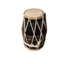SmSai Musicals Pakhawaj Dholak Drum 18 Bulloni Accordati in Legno di Sheesham