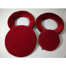 Sai Musicals Tabla Kussen Set (Standaard, Rood)