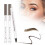Waterproof Microblading Eyebrow Pen Dark Brown 2PCS Long Lasting 3D Fine Tip Brow Pencil 1