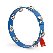 Uapan Zonder Vezel Dafli Muziekinstrument I Dafli/Tambourine I Handpercussie Muziekinstrument (Blauw, 10 Inch)