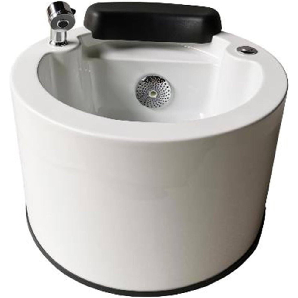 Heated Foot Spa Tub with Heat Therapy, Acrylic Pedicure Basin for Home or Salon Use