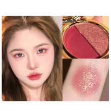 Kit de Maquiagem Goddess Glow Matte para Olhos - Paleta de Sombras Dupla - Acabamento Matte e Cintilante - Design Metálico Empilhado - Longa