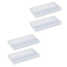 4pcs Nail Drill Bit Holder Dustproof Storage Box for Manicure Grinding Heads Organizer