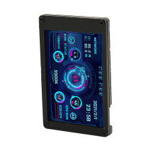 Compact 3.5 Inch IPS USB Data Panel with CPU GPU RAM Temp Display for PC Setup