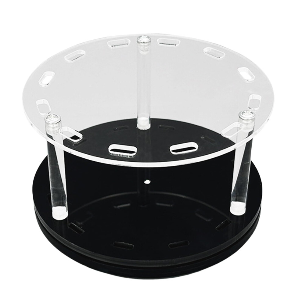 12 Hole Acrylic Eyelash Tweezers Holder with Clear Organizer Stand for Lash Extension Tools