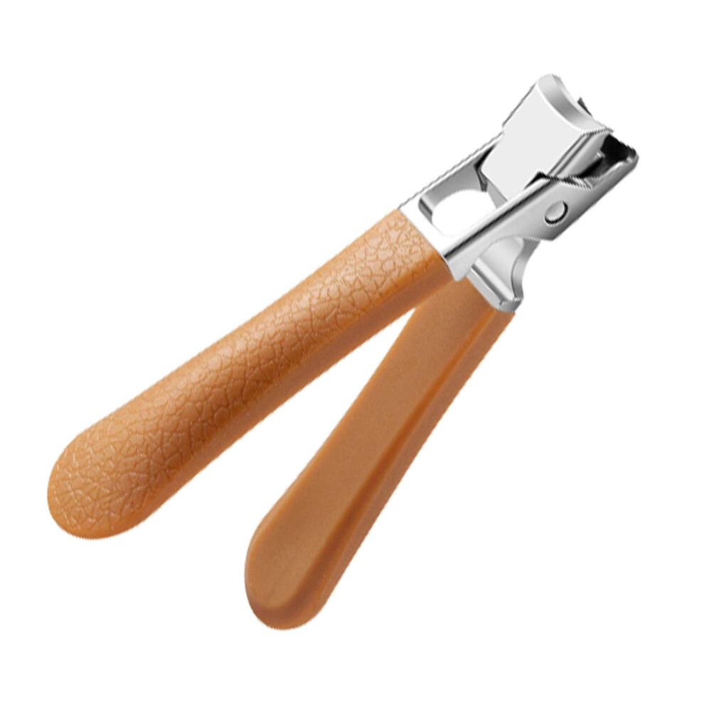 Heavy Duty Wide Jaw Nail Clippers for Thick Toenails with Ergonomic NonâSlip Handle, Khaki