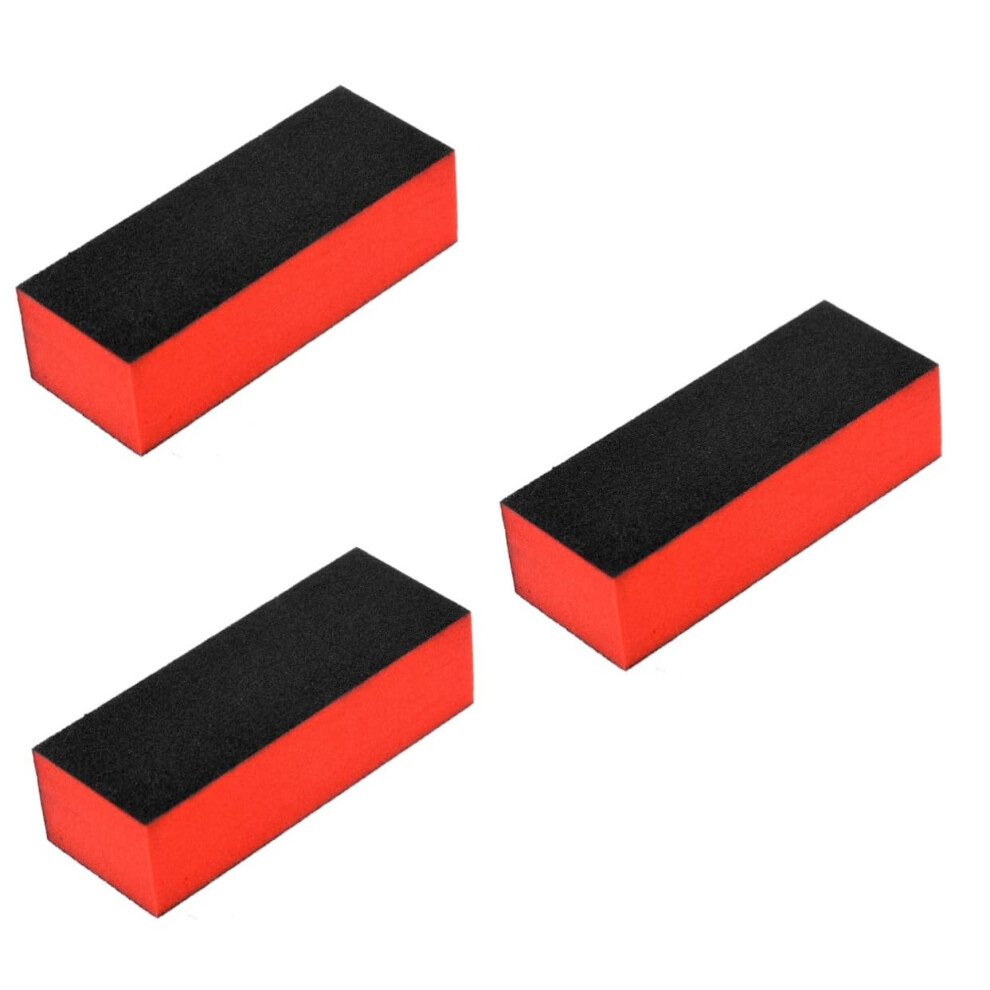 30pcs ThreeSided Nail Buffer Block and Sponge Nail File for Gel Polish and Salon Use