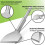 2X Tile Chisel SDS  Chisel- 165X75mm Wide for Hammer, Flat Chisel Angled, 42CrMo Special Steel, Durable, 4