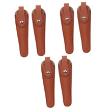 Professional PU Leather Barber Scissor Holster Set with Blade Safety Protection for Salon Stylists