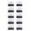 10X Rectangle AC 0-300V Gauge Analog Voltage Panel Meter Voltmeter DH670 1