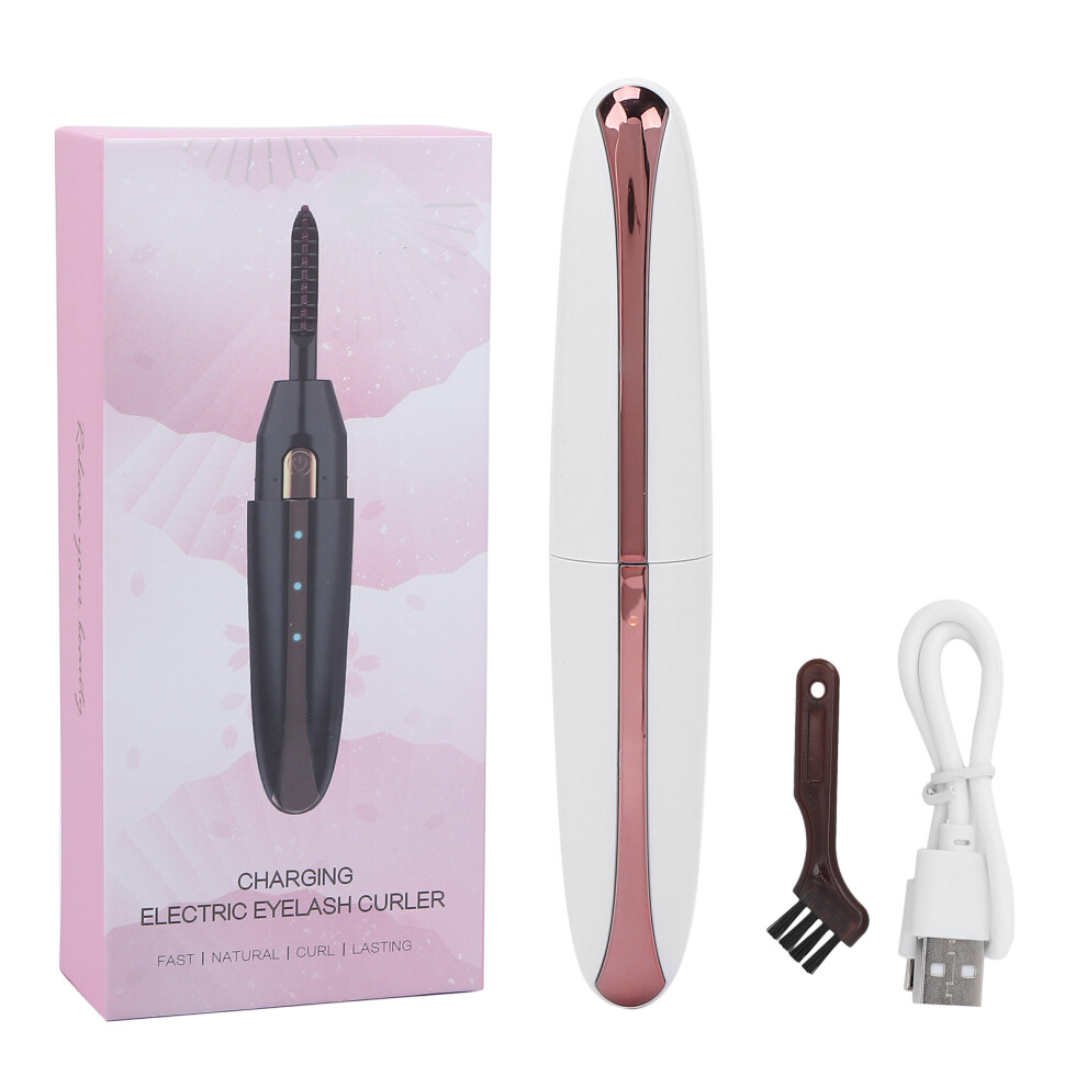 Electric Lash Curler, Rapid Heating & Travel-Friendly, USB Rechargeable, Effortlessly Create Effortless, Luscious Lashes Anytime, Anywhere