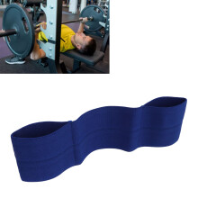 Elasticité bleue avec bande de résistance pour développé couché et squats, tailles S-M-L