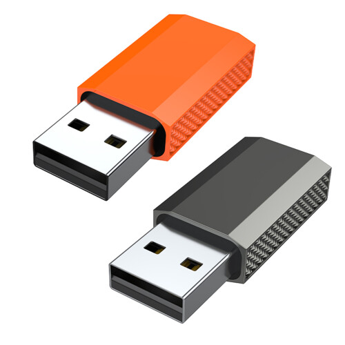 USB-auf-3,5-mm-Buchsen, Sound-Adapter mit Mikrofonen,-Grau 1