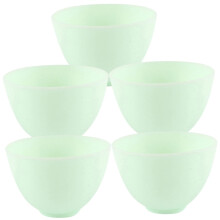 5pcs Silicone Face Mask Mixing Bowl Set for DIY Skincare Spa with Non Slip Base