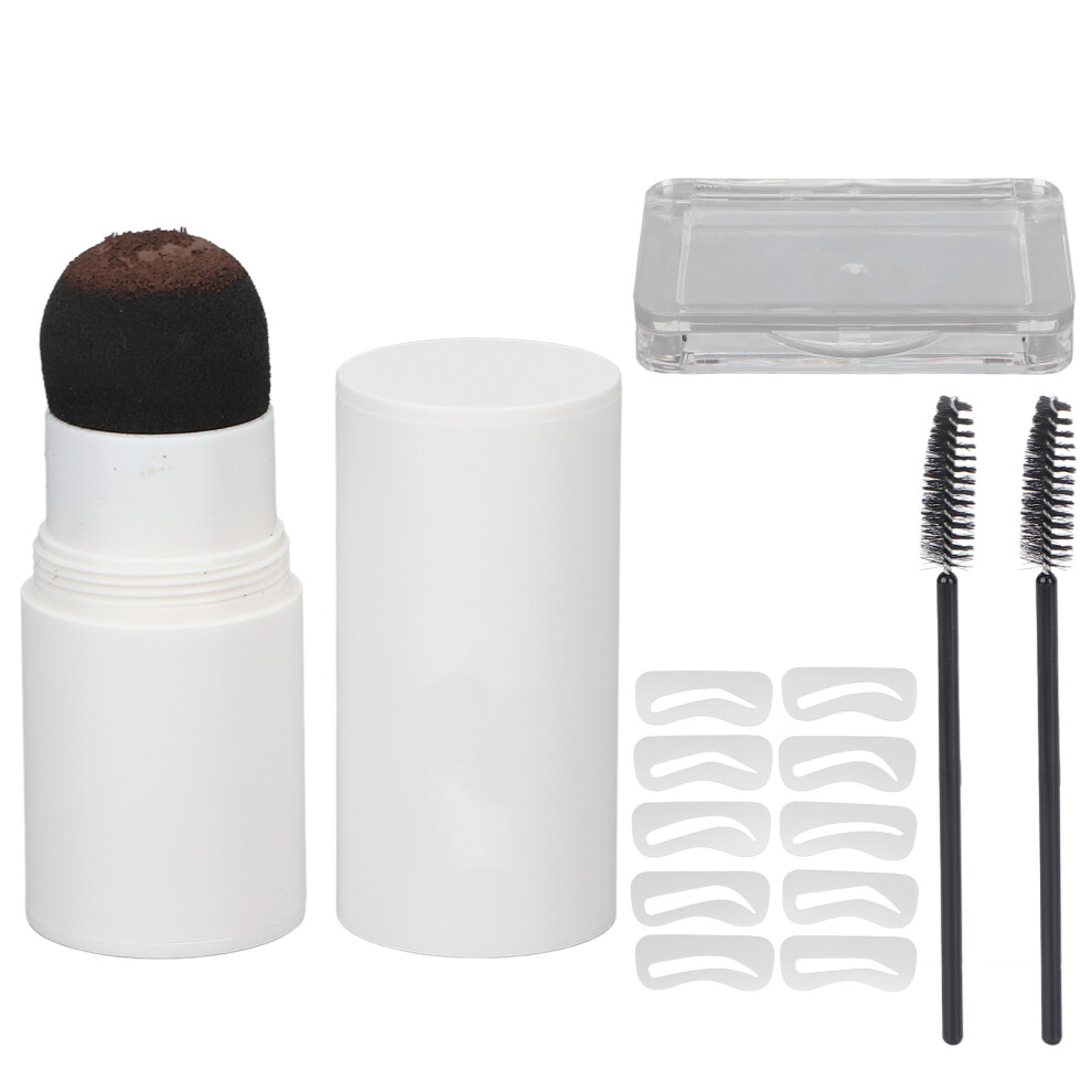 Elevate Your Beauty: Soft Mushroom Head Eyebrow Stamp & Reusable Stencils, Waterproof & Smudge Proof, Cruelty Free Flawless Natural Look (Nude)