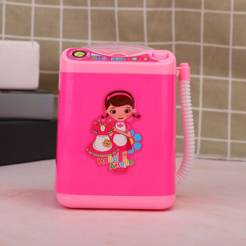 Mini Beauty Blender Washer, Automatic Washing Machine For Makeup Tools Wide Application Plastic Material Useful Portable Size Waterproof Odorless 2
