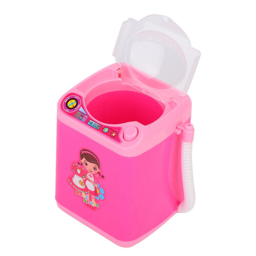 Mini Beauty Blender Washer, Automatic Washing Machine For Makeup Tools Wide Application Plastic Material Useful Portable Size Waterproof Odorless 1