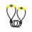 Keyless Double Head Password Lock Steel Wire High-Yellow 1