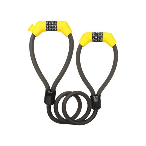 Keyless Double Head Password Lock Steel Wire High-Yellow