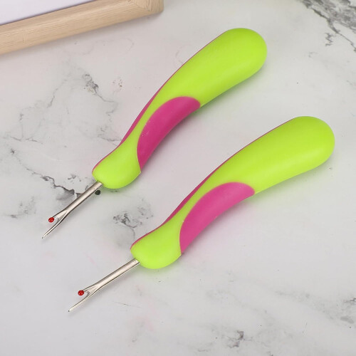 2 Pack Seam Ripper Sewing Tools for Stitch Removal Thread Cutter Tailor Accessories 1