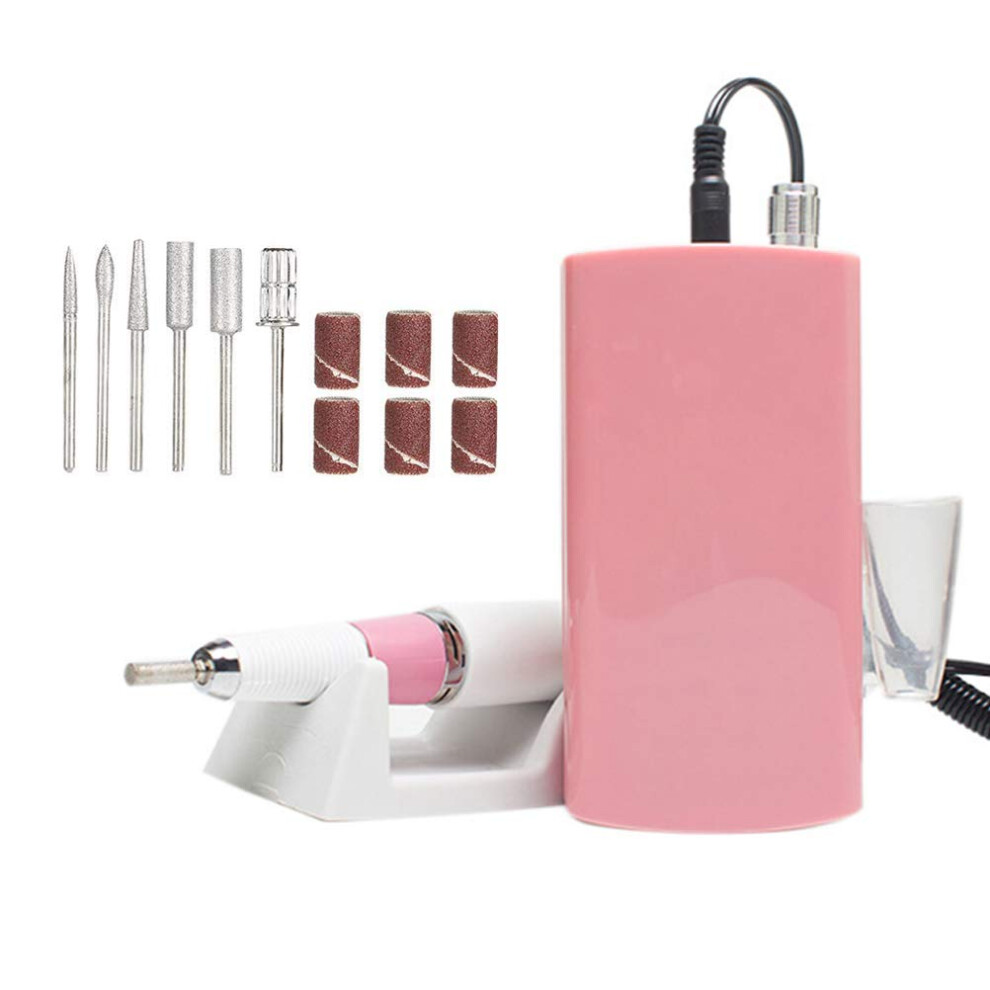 Rechargeable Electric Nail Drill 30000 RPM Cordless Nail File for Acrylic and Gel Nails