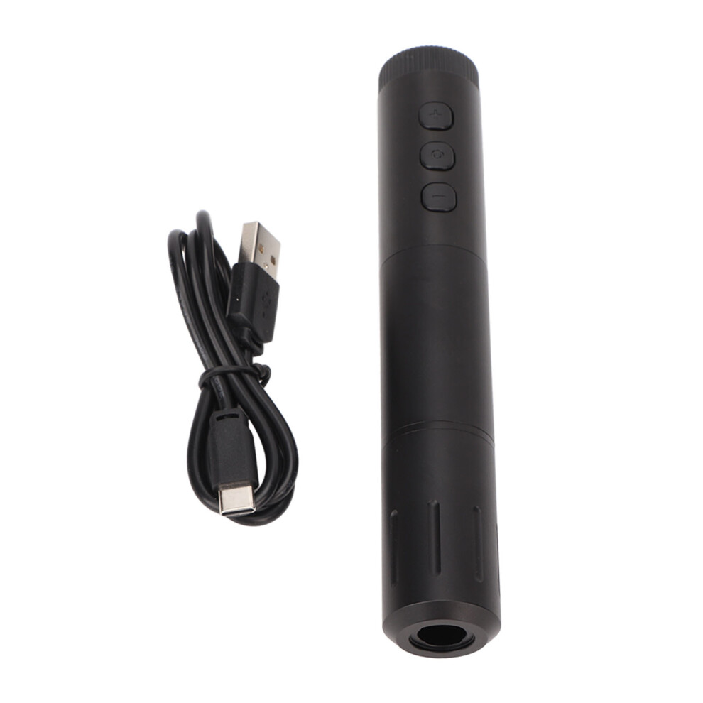Adjustable Voltage Tattoo Pen Machine Coreless Motor Speed Up To 10000Rpm Ergonomic Grip Steel Ball Stroke Adjustment Wireless Operation Environmenta