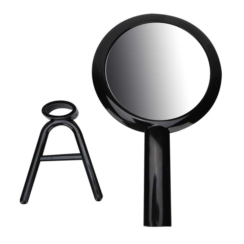 Travel Mirror with Double Sided Magnifying Mirror for Makeup, Handheld Mirror Featuring Optical Glass, 360 Degree Rotation Portable Lightweight