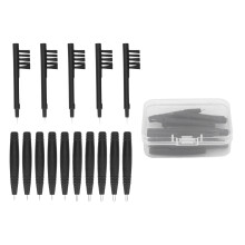 Hearing Aid Accessories With Compact Case, Complete Cleaning Kit Featuring Vent Cleaner And Microfiber Cloth Quality Material Prevent Earwax Build Up