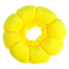 Soft Plush Cat Recovery Collar Sunflower Design Comfortable Cone for Surgery Healing and AntiLicking