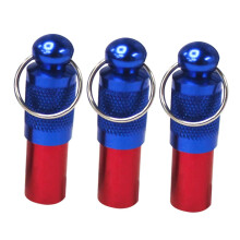 3pcs Brass Pet ID Capsule Tube Tags AntiRust Lightweight Collar Identification for Dogs Cats Puppies