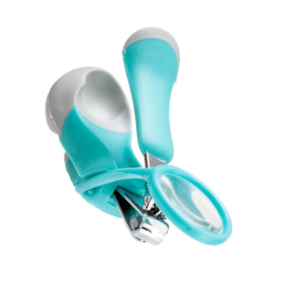 Baby Nail Clipper with Builtin Magnifying Glass, Ergonomic Grip, Precision Trimmer for Travel