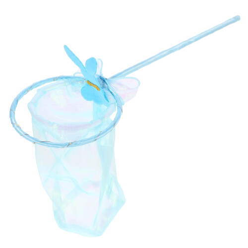 3Pcs Blue Bags with Wood Handles Multi-Function Party Bags