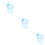 3Pcs Blue Bags with Wood Handles Multi-Function Party Bags 11