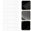16Pcs Flexible Transparent Pet Cage PVC Sofa Liner Pads 11