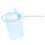 3Pcs Blue Bags with Wood Handles Multi-Function Party Bags 3