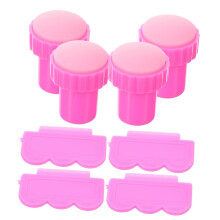 Nail Art Stamping Kit with Scraper and Plates, Salon Quality Stamper Tool for Creative Designs
