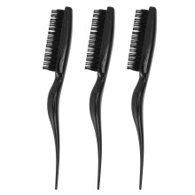 Szczotka do włosów Salon Grade, szczotka do rozczesywania włosów z nylonowym włosiem, lekka szczotka podróżna w stylu vintage, 7-rzędowa,