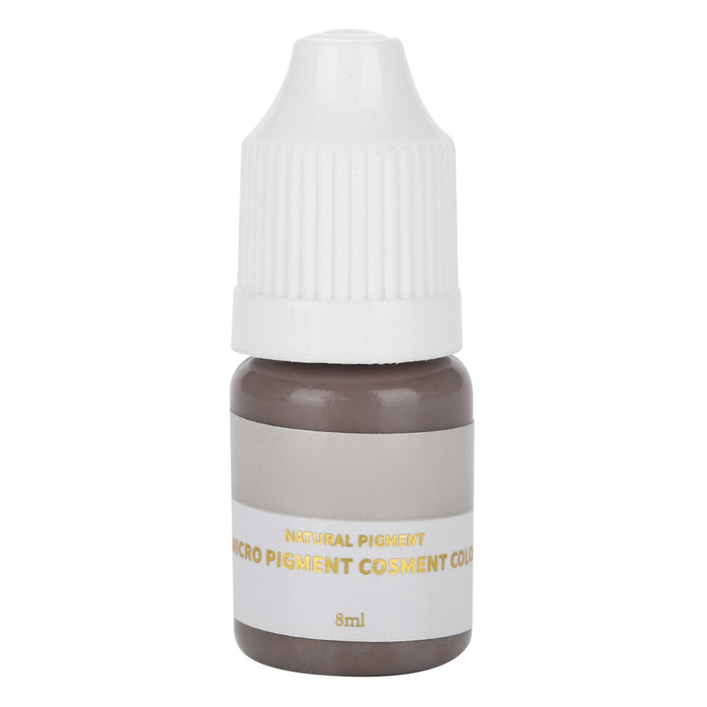 Eyebrow Lip Tattoo Pigments, Gray&Coffee Organic Biological Pigments, Long Lasting Results for Professional Permanent Makeup For Halloween Parties