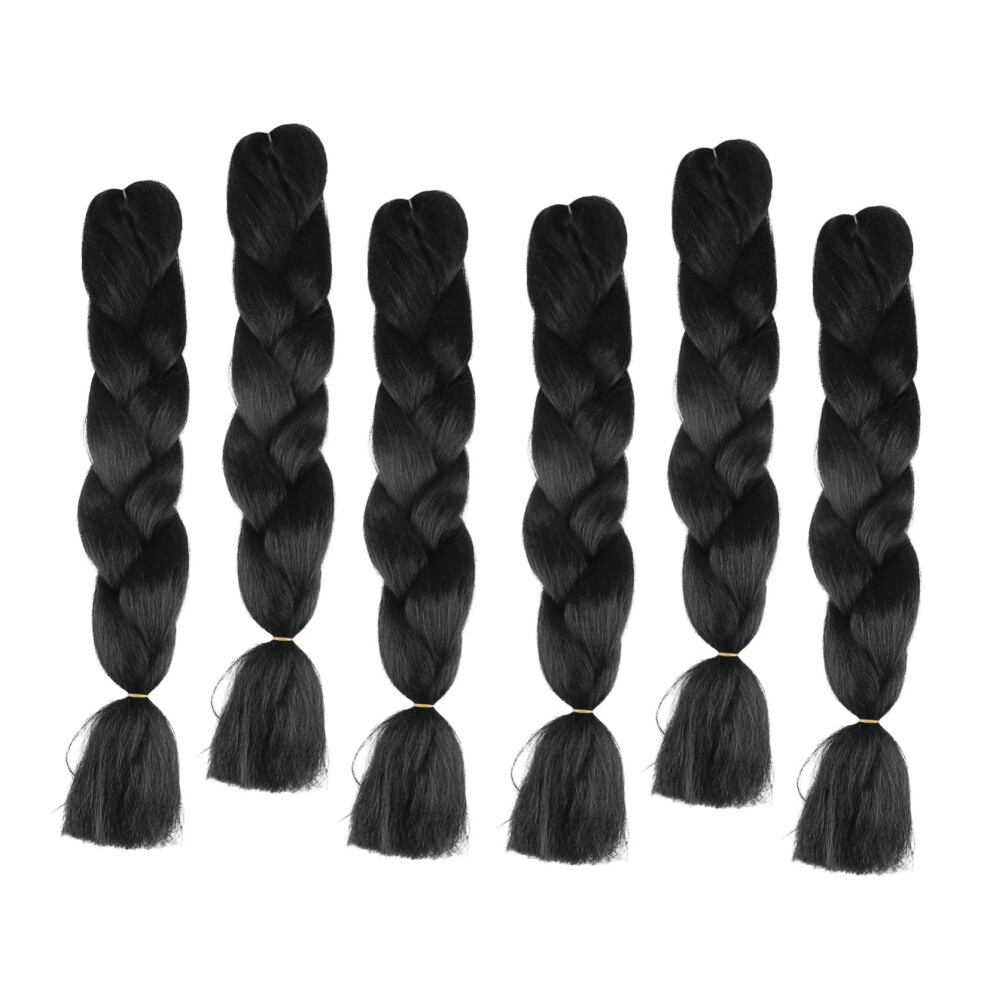 Unisex Synthetic Braided Wig Set With Afro Hair Extensions, Naturallooking Dreadlocks For Party And Cosplay