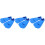 3Pairs Blue Silicone Kids Diving Training Flippers 6