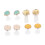 Toe Separators 8 Pack Reusable Silicone for Pedicure Nail Art Smudge Comfortable Fit 1