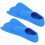 3Pairs Blue Silicone Kids Diving Training Flippers 3
