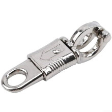 Zinc Alloy Swivel Hook with Quick Snap Buckle for Dog Chains, Key Rings and Pet Leashes